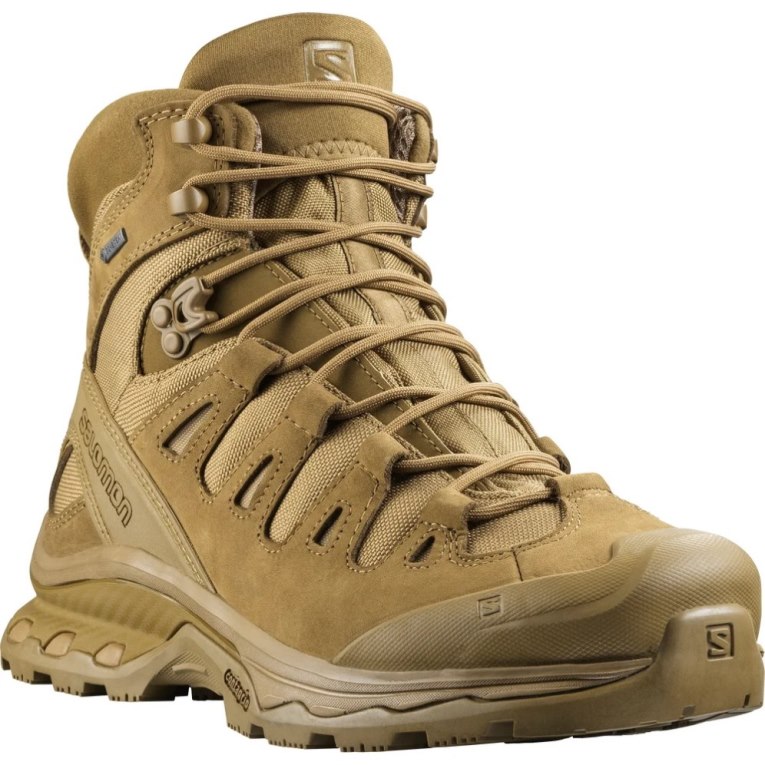 Brown Salomon Quest 4d GTX Forces 2 Women's Tactical Boots | IE YT3921